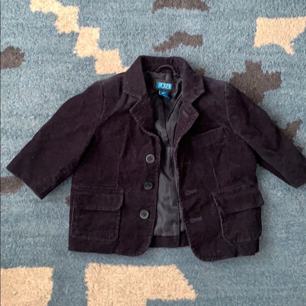 Corduroy navy blazer, 6-9mo